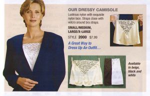 Jodee 2000 Dressy Lace Camisole Insert - Park Mastectomy Bras