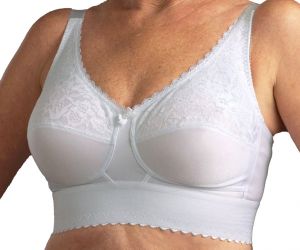 Nearly Me 610 Lace Wide Band Bra - Park Mastectomy Bras Mastectomy Breast  Forms Swimwear